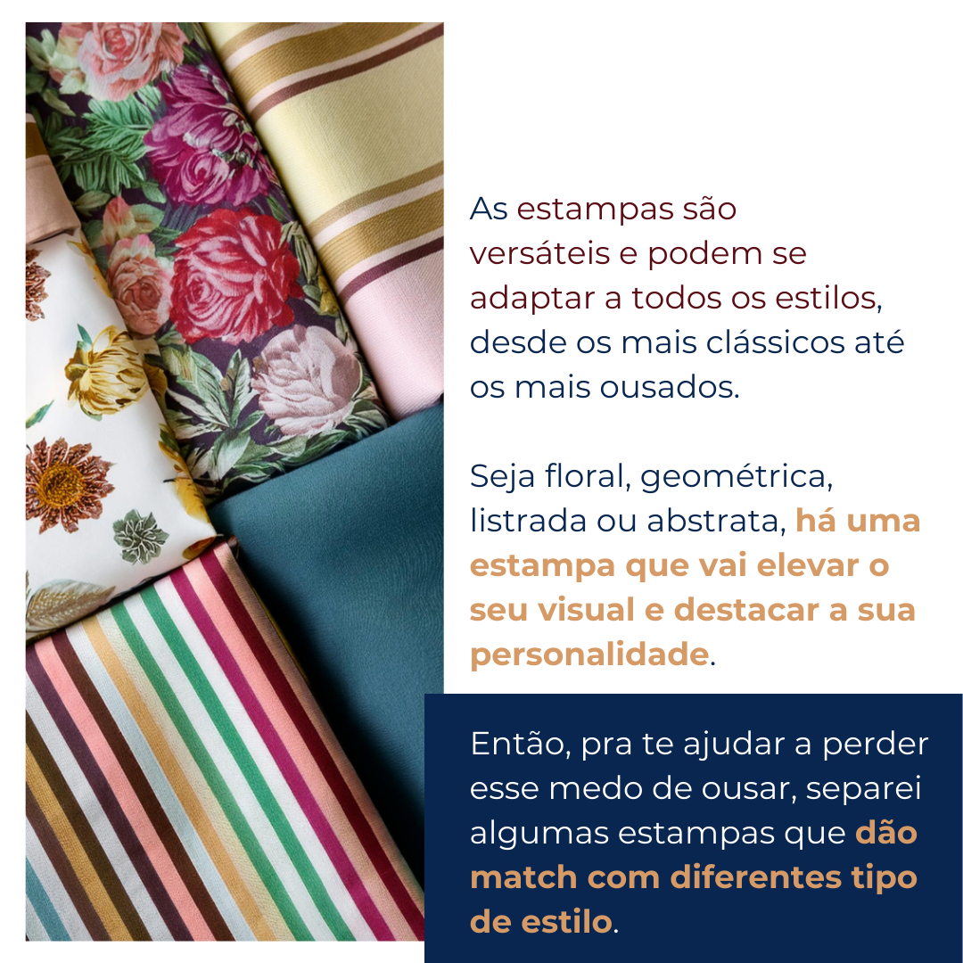 [CARROSSEL #03-V0] - Chegou a hora de perder o medo das estampas