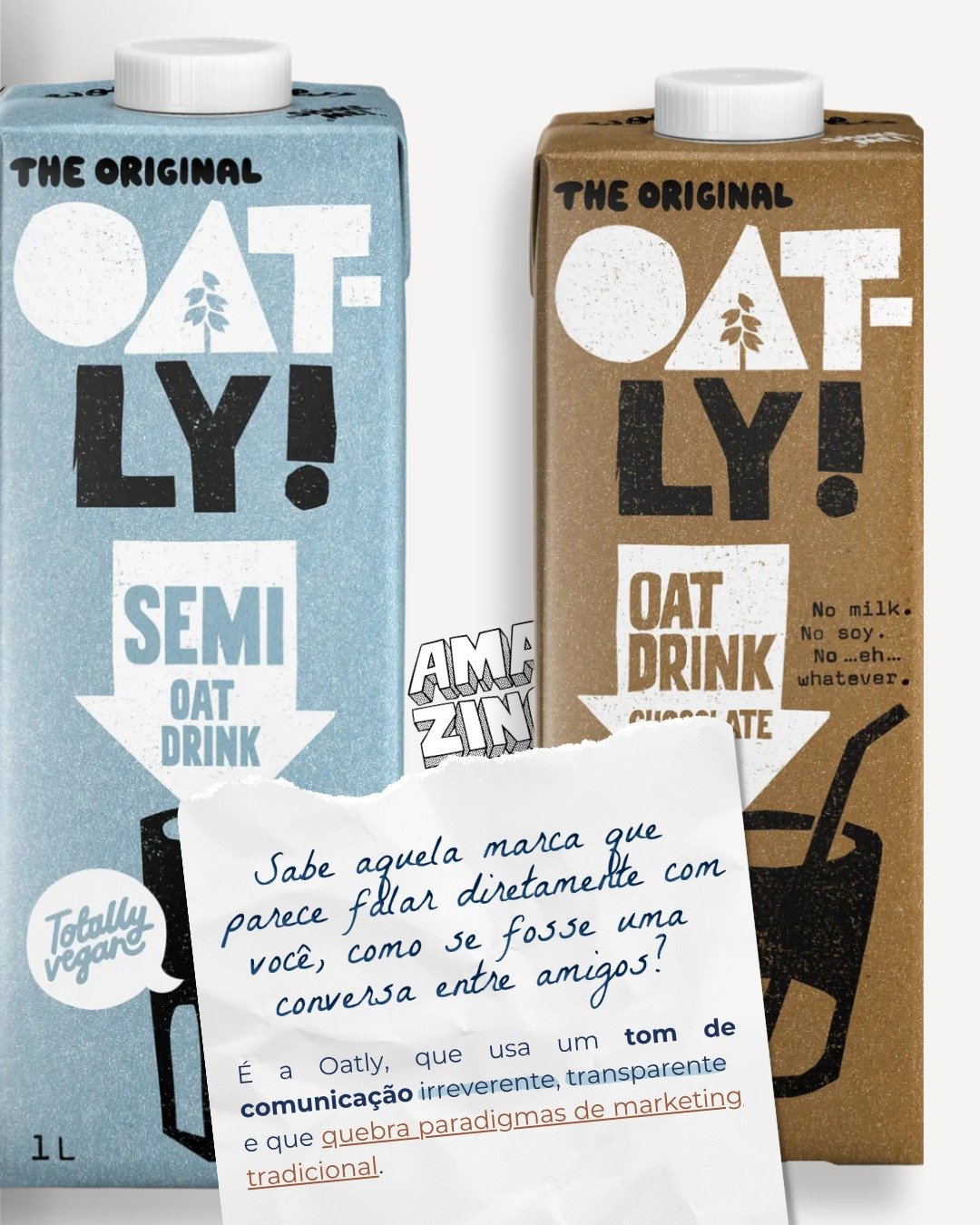 [CARROSSEL #07_02] O que uma marca de leite de aveia pode ensinar para profissionais da saúde (Análise de marca Oatly)