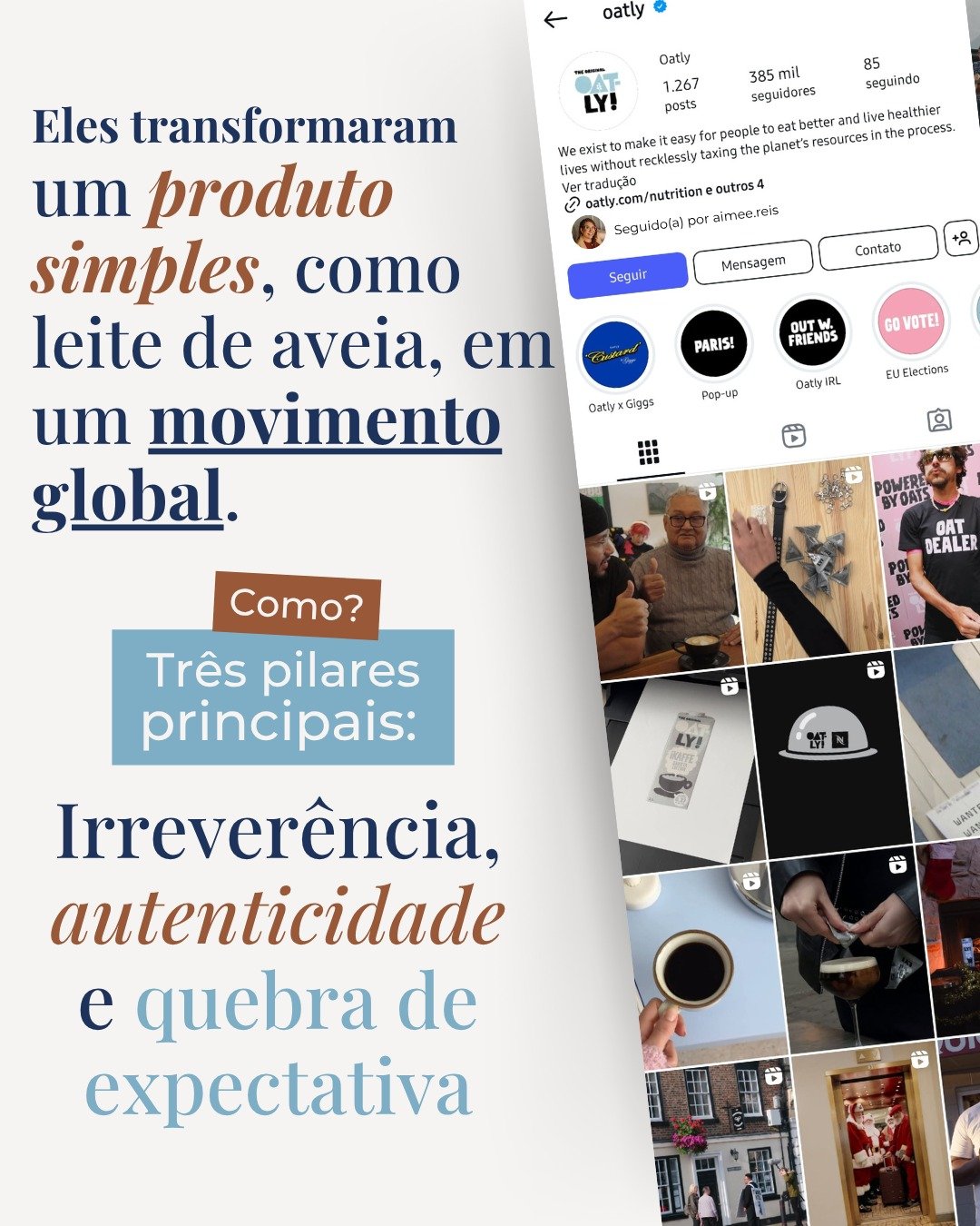 [CARROSSEL #07_03] O que uma marca de leite de aveia pode ensinar para profissionais da saúde (Análise de marca Oatly)