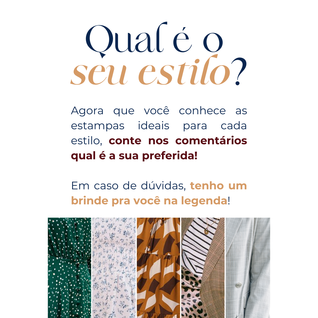 [CARROSSEL #09-V0] - Chegou a hora de perder o medo das estampas